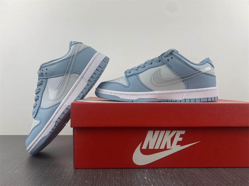 nike dunk low clear blue swh dh9765-401