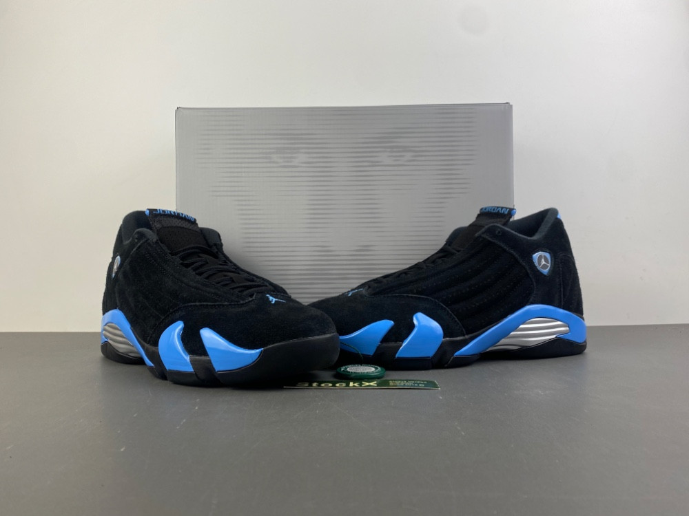 Air Jordan 14 Black University Blue 487471-002