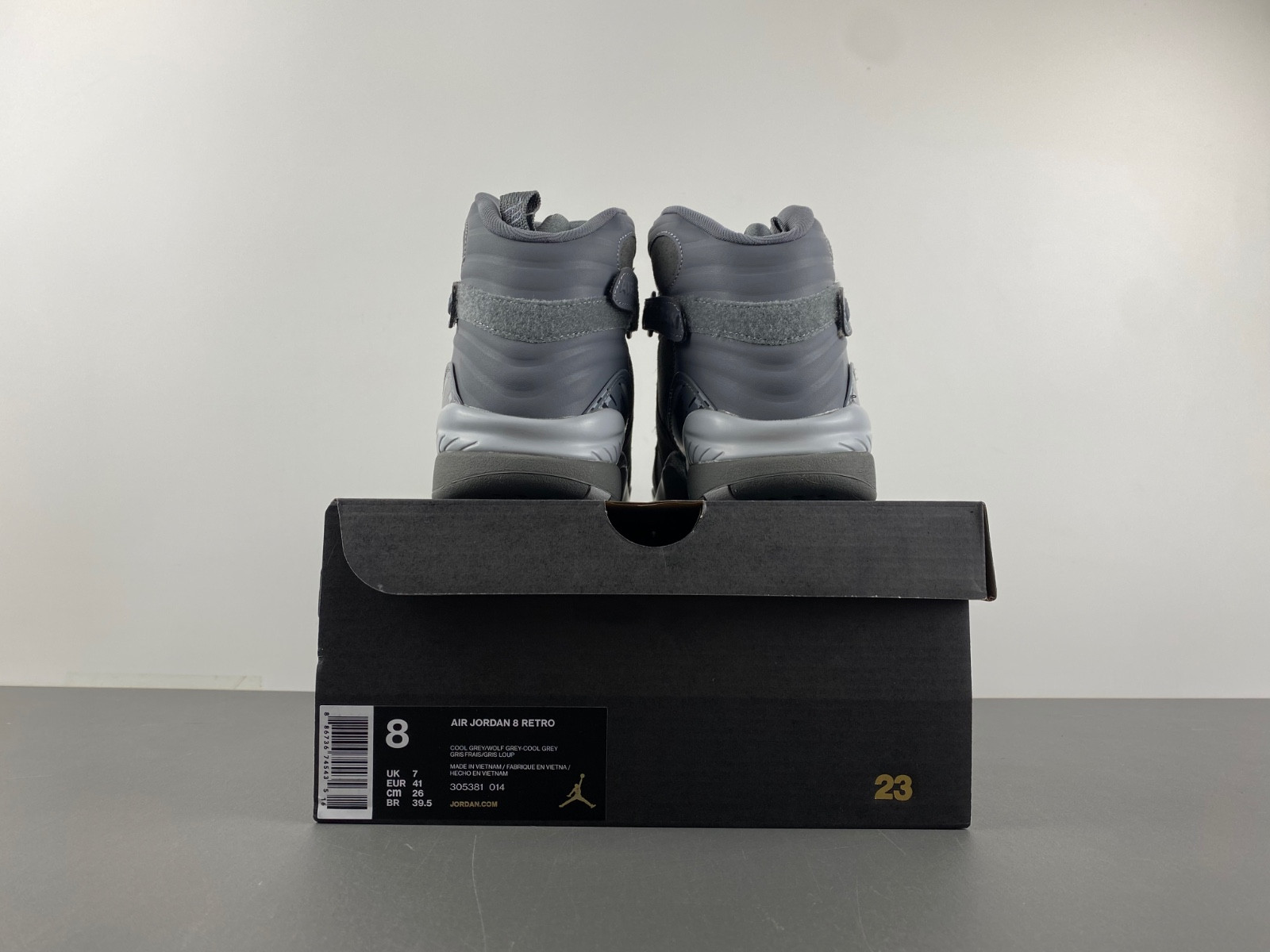 Air Jordan 8 Retro Cool Grey 305381-014