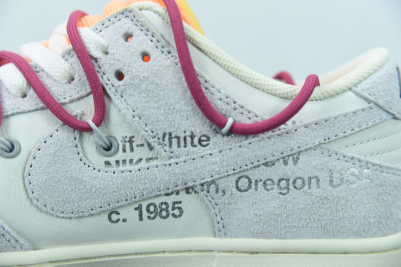 of x dunk low 
