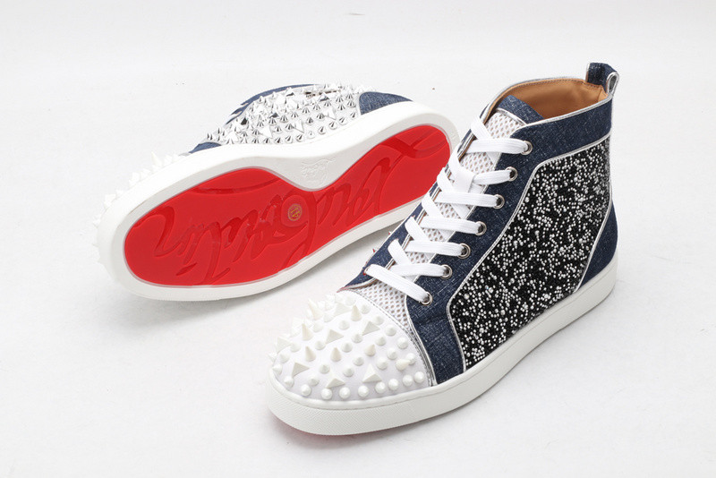 chian louin high top sneaker
