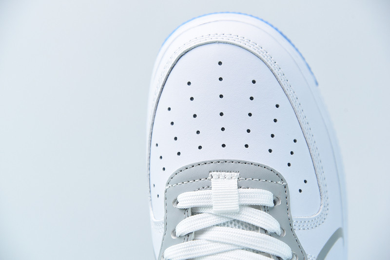 nike air force 1 react light smoke grey ct1020-100