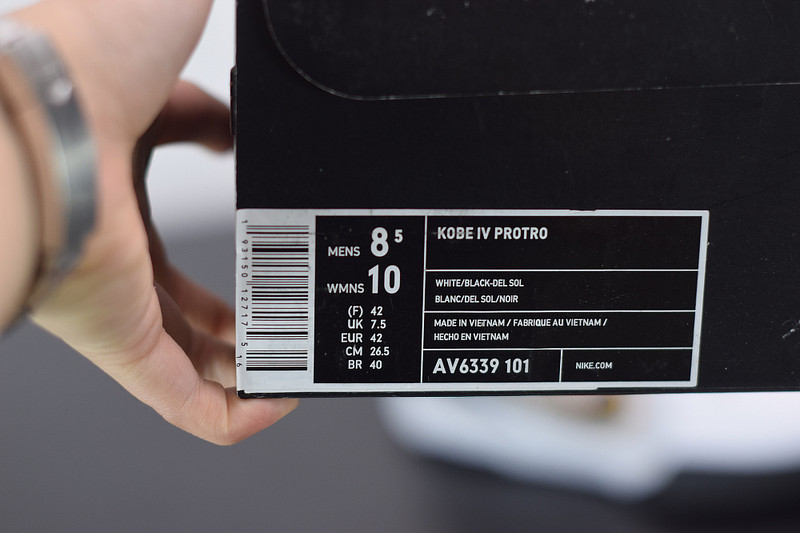 zoom kobe 4 protro del sol av6339-101