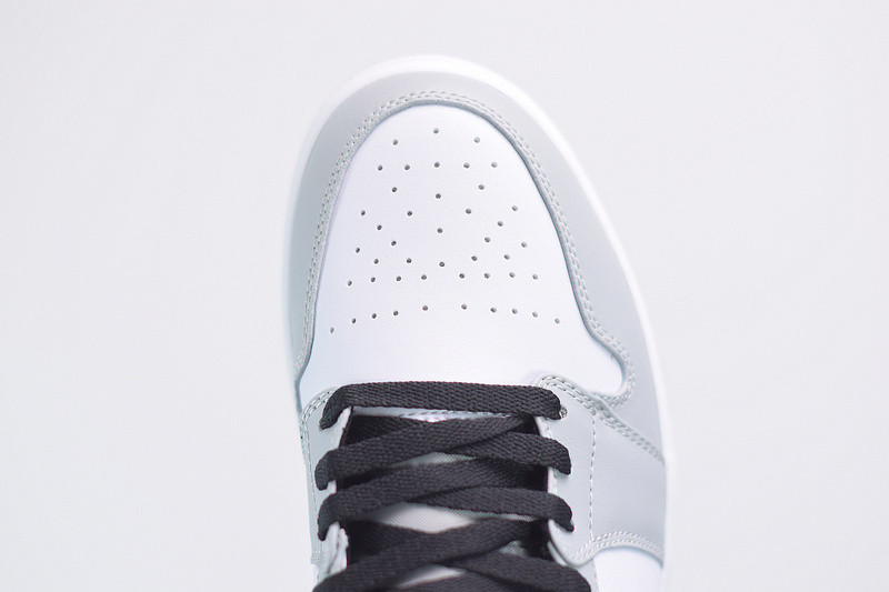 air jordan 1 mid "light smoke grey" 554724-092
