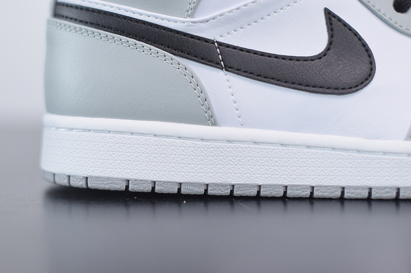 air jordan 1 mid "light smoke grey" 554724-092