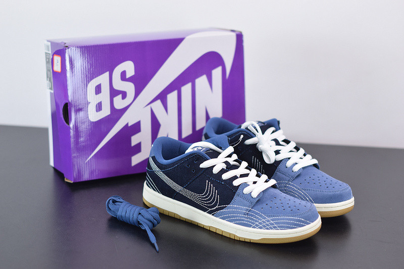 nike dunk low denim sashiko cv0316-400
