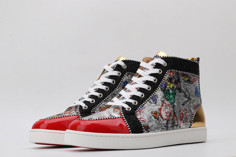 chian louin high top sneaker