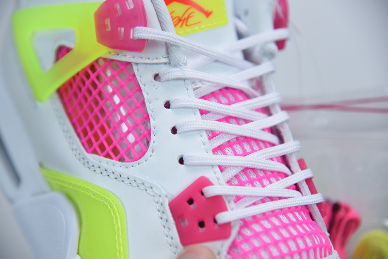 air jordan 4 girls lemon venom pink blast cv7808-100