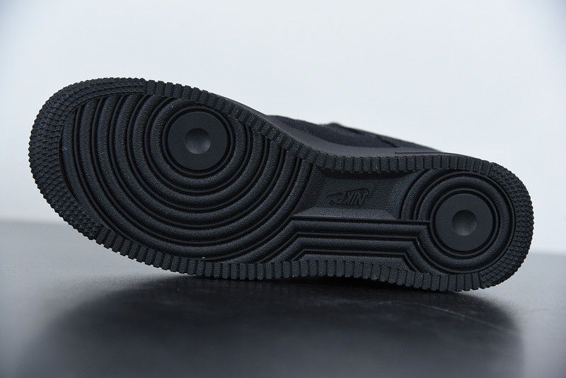 stussy x nike air force 1 low black cz9084-001