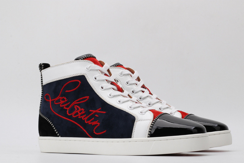 chian louin high top sneaker