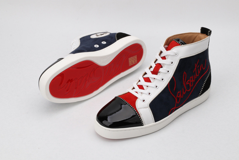 chian louin high top sneaker