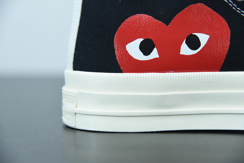 cdg play x converse