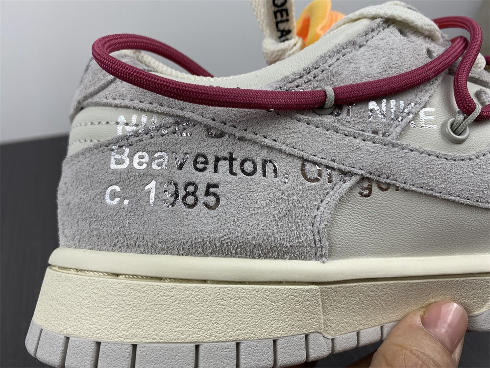 of x dunk low 