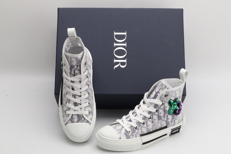 dio* b23 oblique high-top sneaker