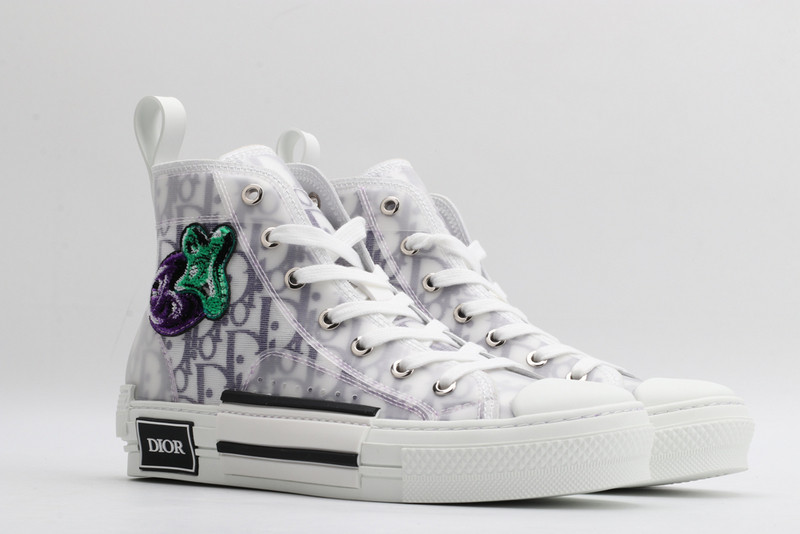 dio* b23 oblique high-top sneaker