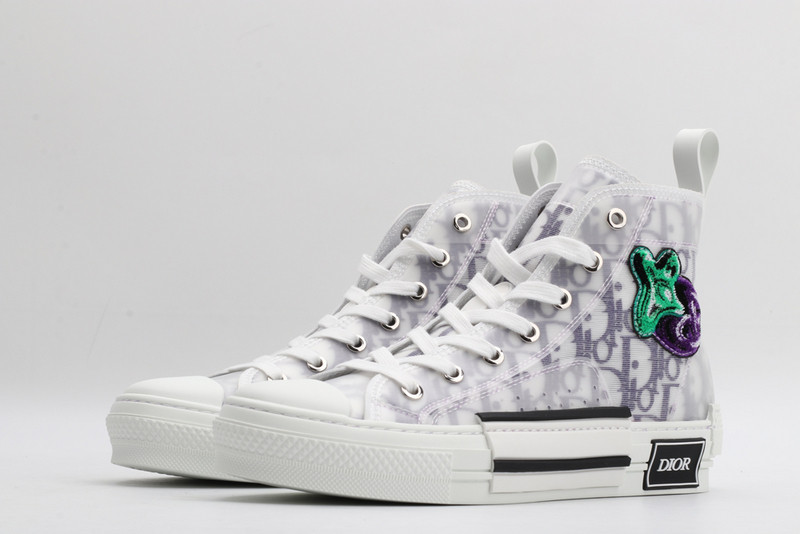 dio* b23 oblique high-top sneaker