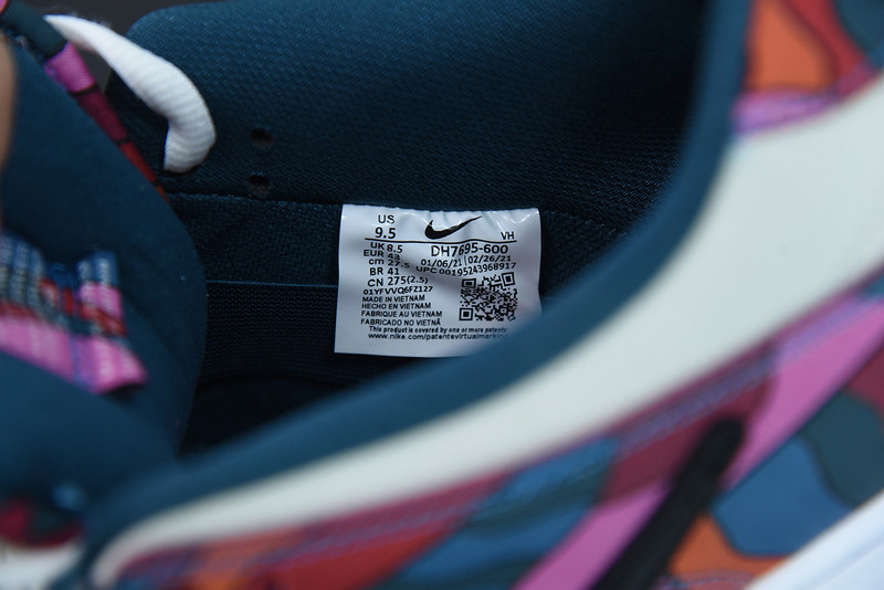 parra x nike sb dunk low pro sb abstract art