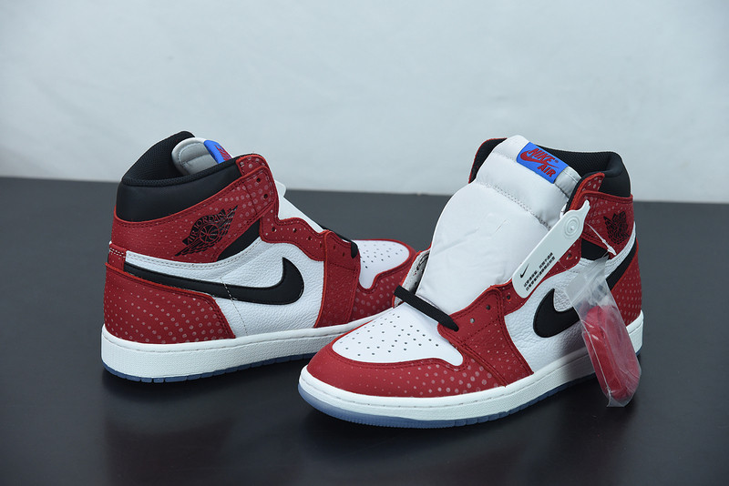 air jordan 1 retro high og "spiderman" 555088-602