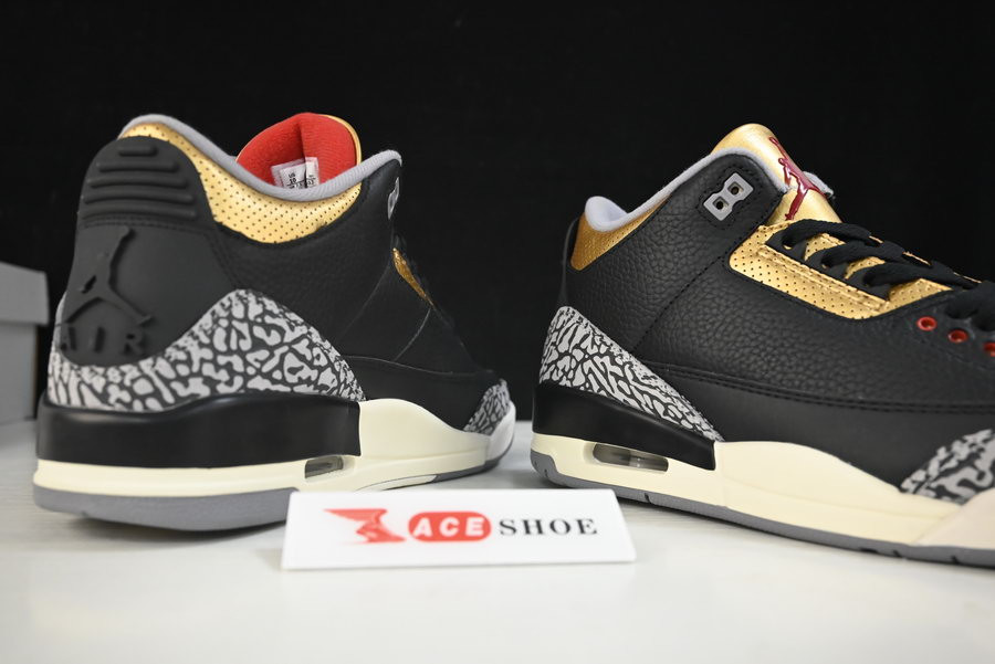 air jordan 3 “black gold” ck9246-067