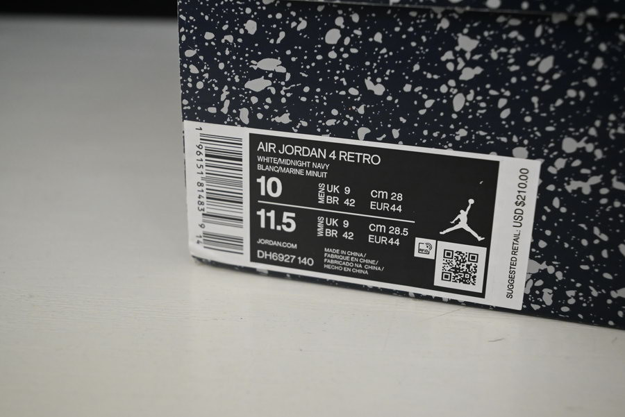 air jordan 4 “midnight navy” dh6927-140