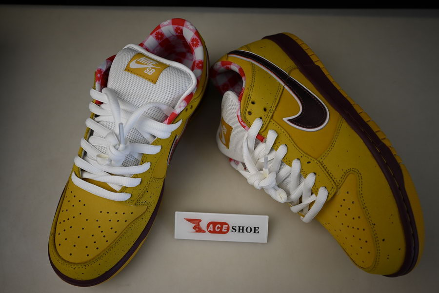 nike sb dunk low yellow lobster 313170-137566