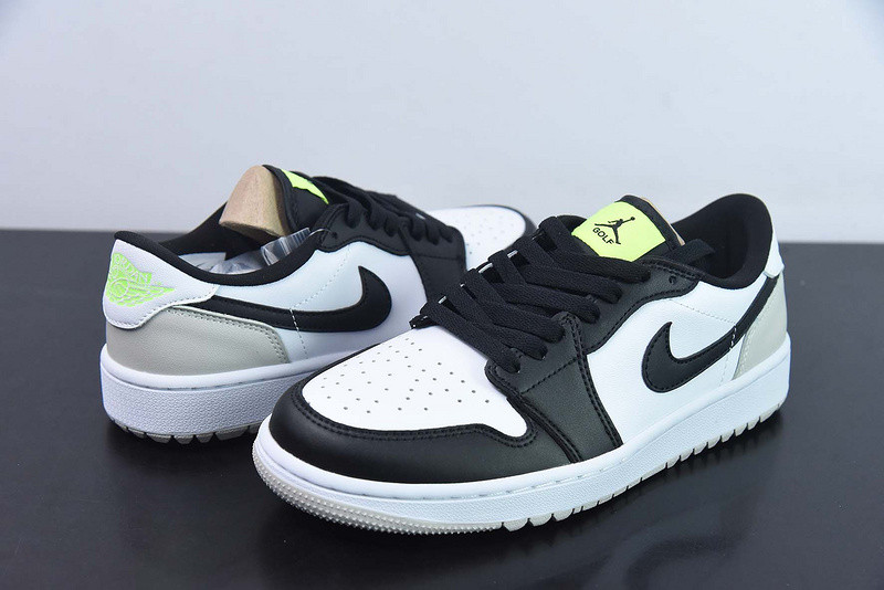 air jordan 1 low golf "black/white/volt" dd9315-108