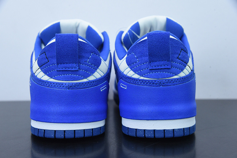 nike dunk low disrupt 2 white university blue dh4402-102