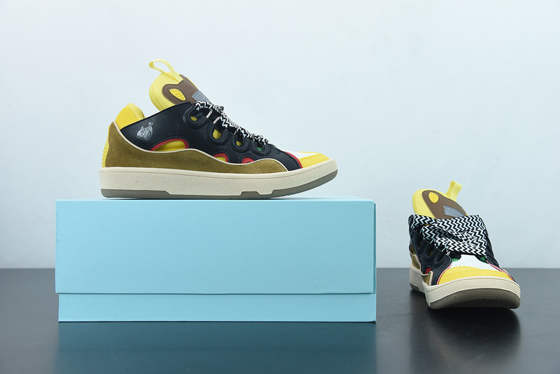 lanvin curb sneaker