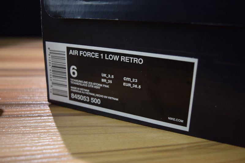 nike air force 1 low retro "easter" 845053-500
