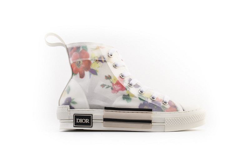 dio* b23 oblique high top sneakers t00853-1064