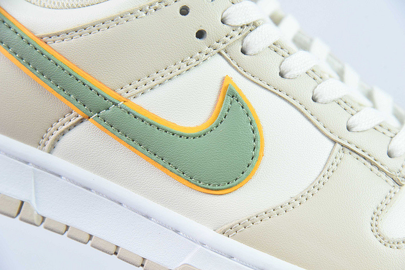 nike dunk low "pale ivory/oil green" fq6869-131