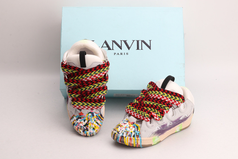 lanvin curb sneaker
