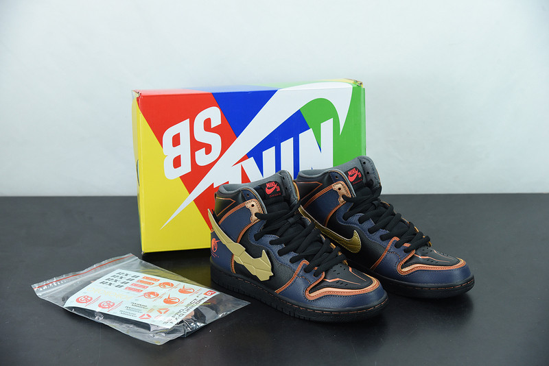 gundam x dunk high “banshee” dh7717-400