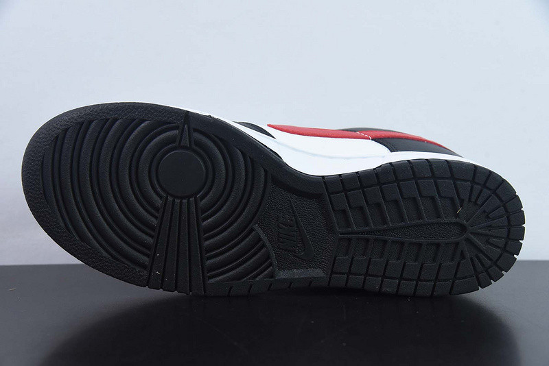 nike dunk low black university red fb3354-001