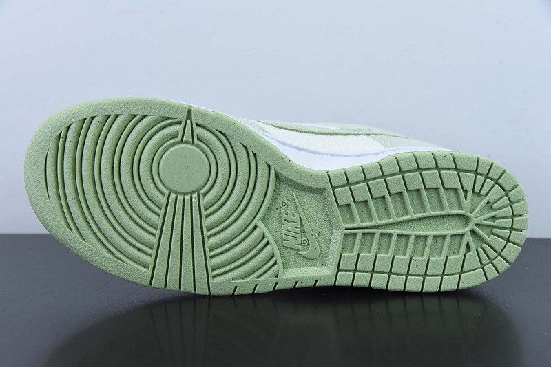 nike dunk low se fleece pack honeydew (w) dq7579-300