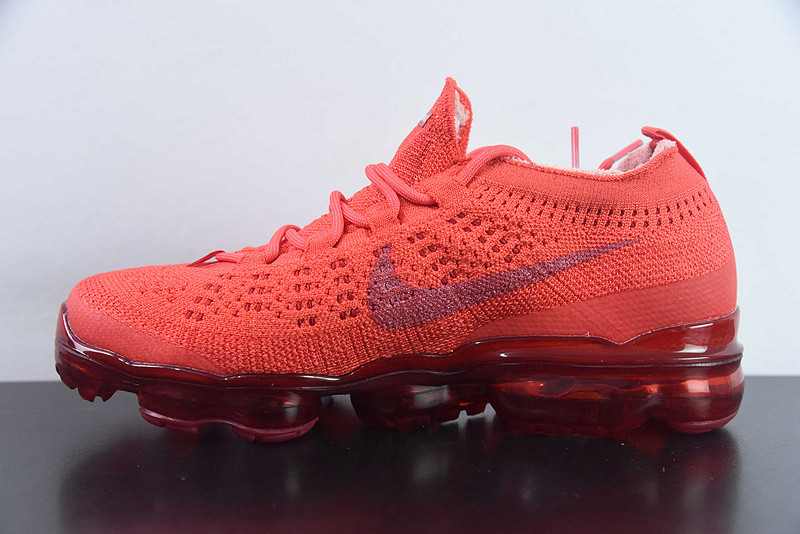 nike air vapormax 2023 flyknit triple red dv1678-600