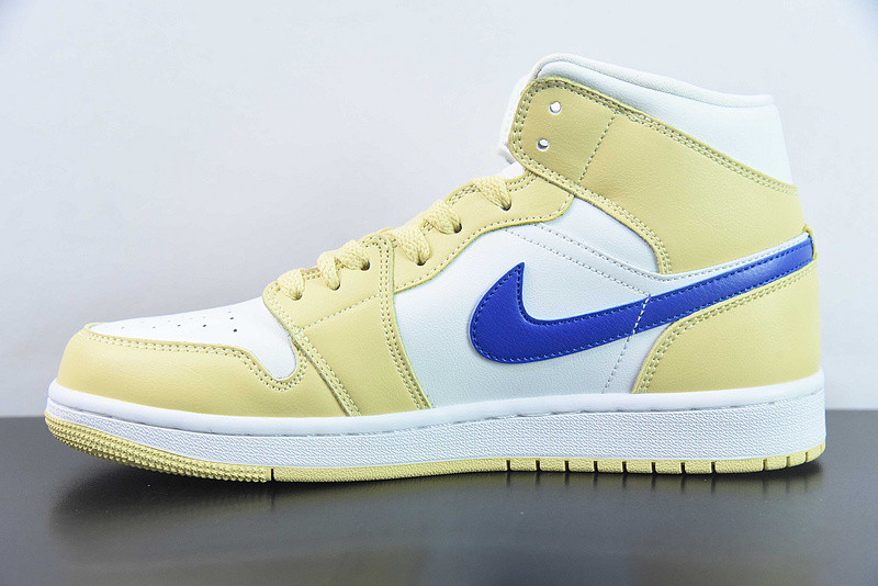 air jordan 1 mid lemon wash bq6472-701
