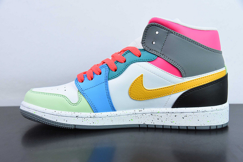 air jordan 1 mid gs multi-color fn1190-100