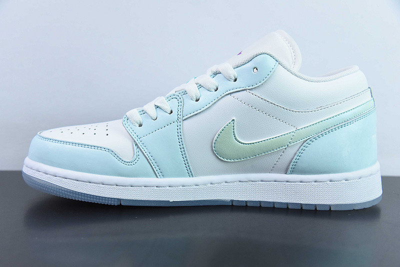 air jordan 1 low se gs aj1 glacier blue white hj3481-491