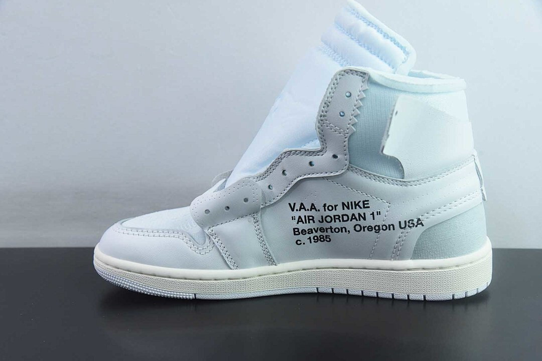 Off White x Air Jordan 1 High OG "ALASKA" AA3834-100