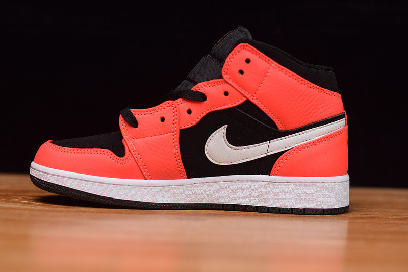 air jordan 1 mid infrared 23 (gs) 554725-061