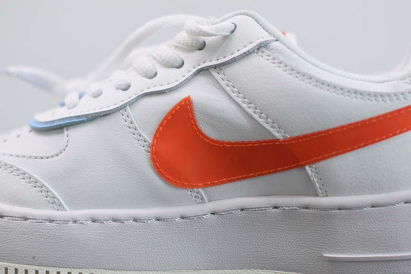 nike air force 1 shadow "summit white team orange" cq9503-100
