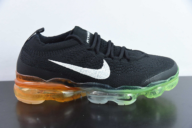 nike air vapormax 2023 flyknit “black/multi sole” dv1678-014