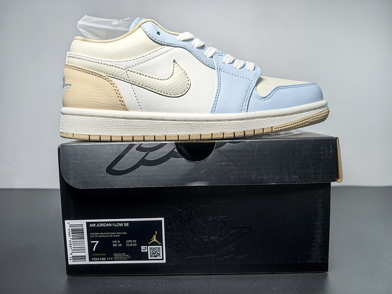 Air Jordan 1 Low Coconut Milk Sail HQ4186-111