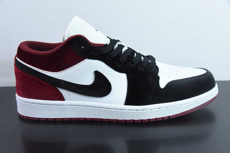 Air Jordan 1 Low SE Velvet Black Gym Red FZ3242-001