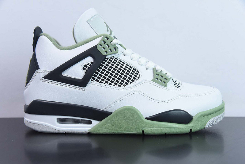 wmns air jordan 4 retro ''seafoam'' aq9129-103