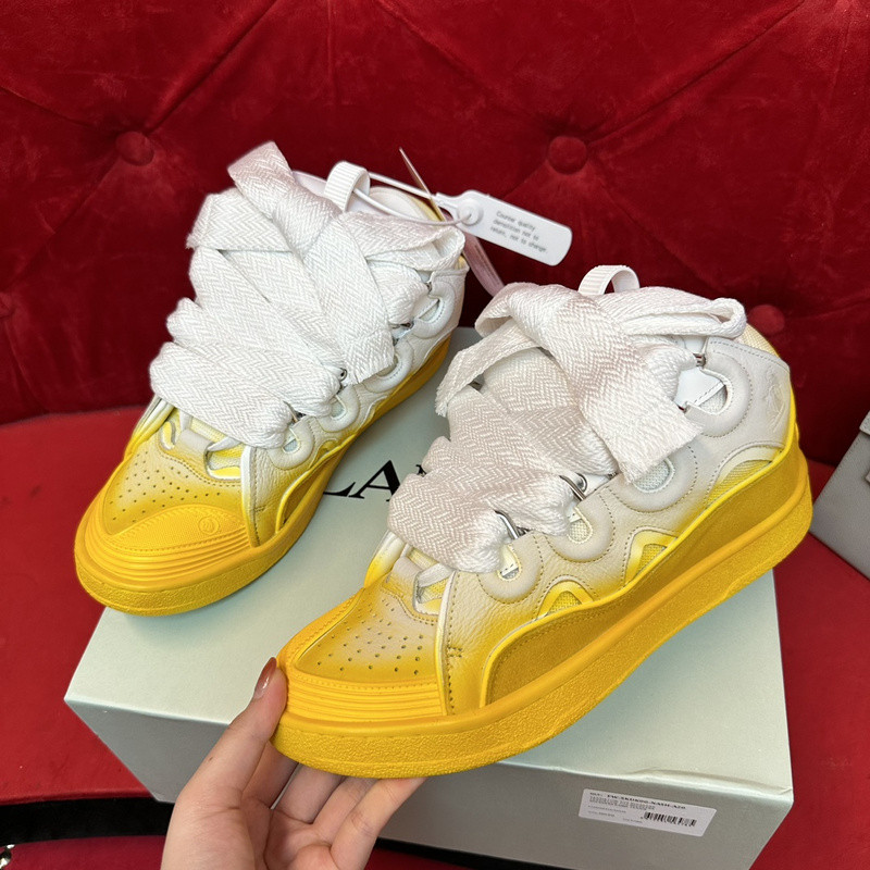 lanvin curb sneaker