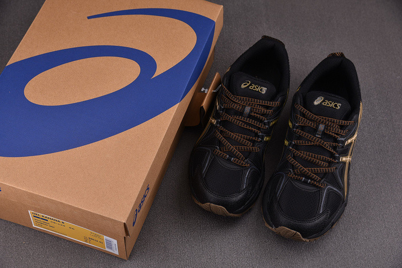 As*ic*s gel‑kahana 8 retro wear‑resistant trail black brown 