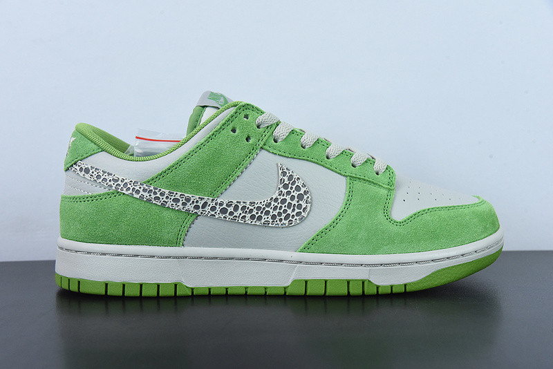nike dunk low safari swh “chlorophyll” dr0156-300