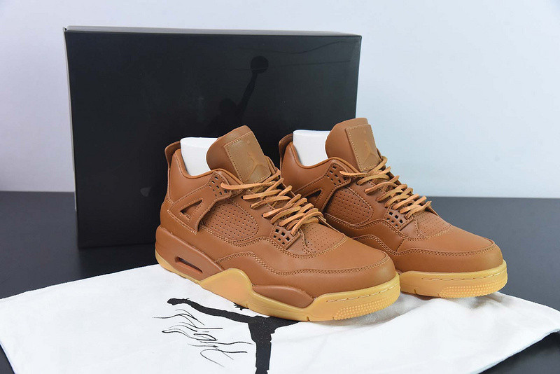 air jordan 4 retro ginger wheat 819139-205